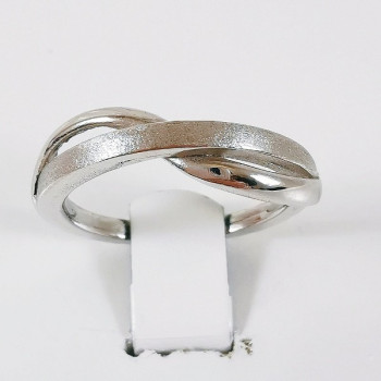 Bague Entrelacée Or Blanc 750 - 18 carats