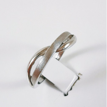 Bague Entrelacée Or Blanc 750 - 18 carats