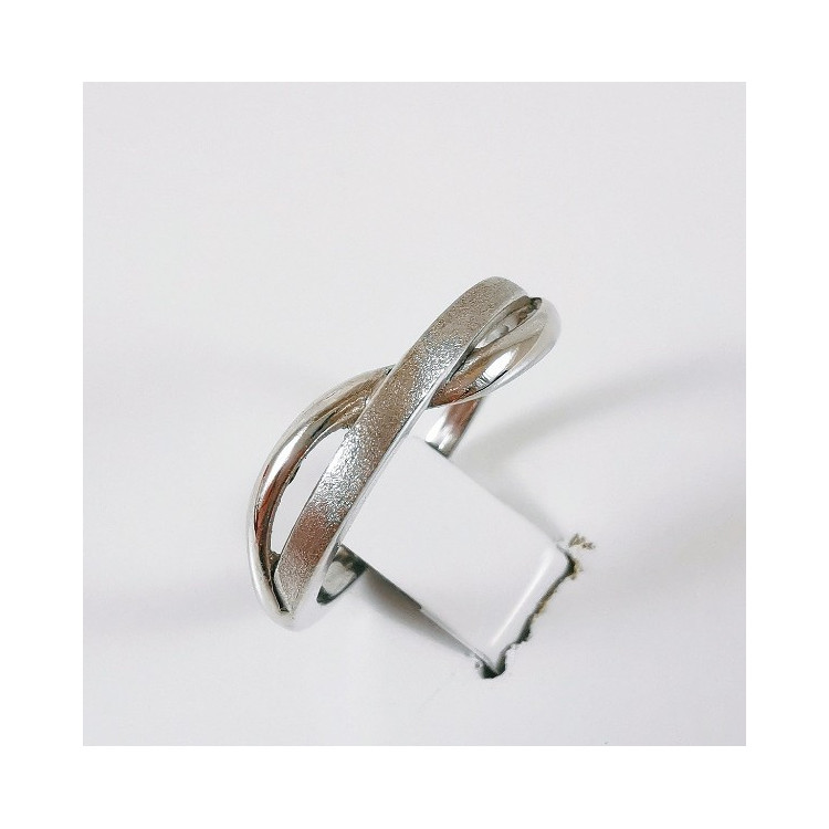 Bague Entrelacée Or Blanc 750 - 18 carats