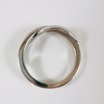 Bague Entrelacée Or Blanc 750 - 18 carats