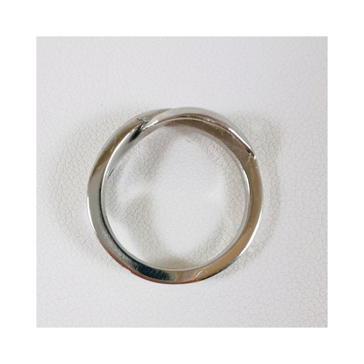 Bague Entrelacée Or Blanc 750 - 18 carats