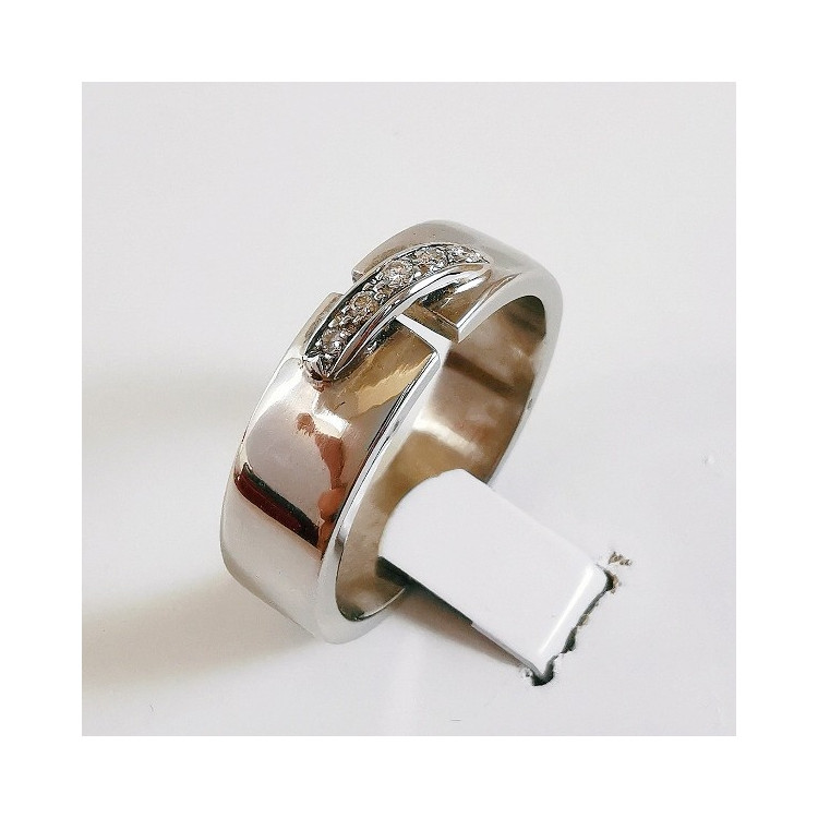 Alliance "Destins Liés" Diamants Or Blanc 750 - 18 carats