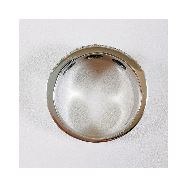 Alliance Pavée de Diamants Or Blanc 750 - 18 carats
