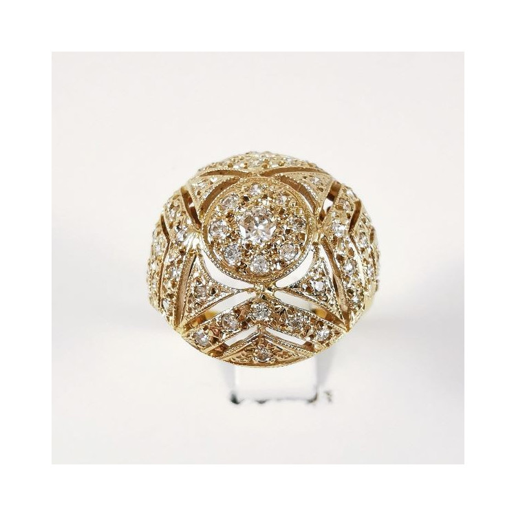 Bague Diamants 2 Ors 750 - 18 carats