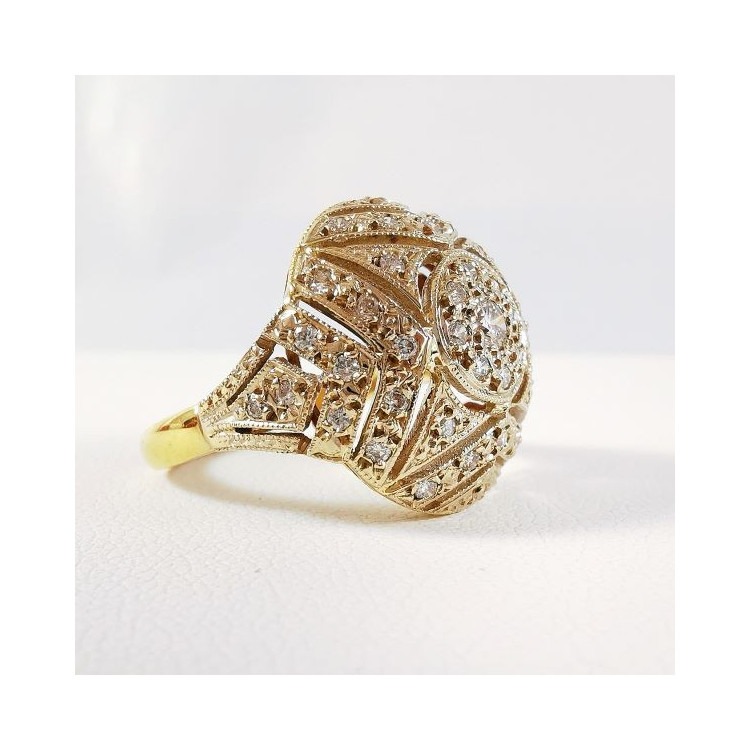 Bague Diamants 2 Ors 750 - 18 carats