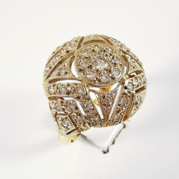 Bague Diamants 2 Ors 750 - 18 carats