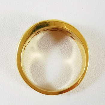 Bague Diamants Or Jaune 750 - 18 carats