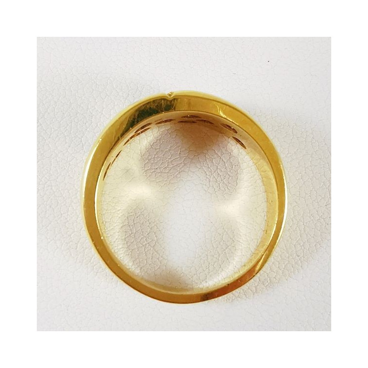 Bague Diamants Or Jaune 750 - 18 carats