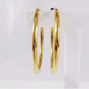 Créoles Moyen Modèle Or Jaune 750 - 18 carats