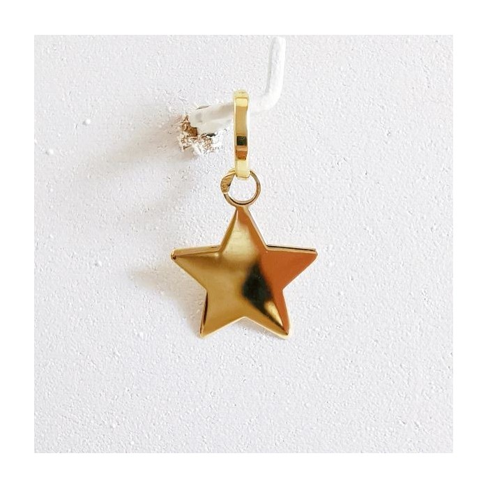 Pendentif Etoile Or Jaune 750 - 18 carats