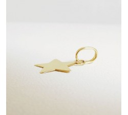 Pendentif Etoile Or Jaune 750 - 18 carats