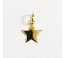 Pendentif Etoile Or Jaune 750 - 18 carats