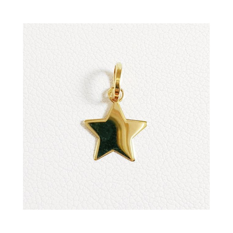 Pendentif Etoile Or Jaune 750 - 18 carats