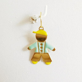 Pendentif Bonhomme Or Jaune 750 - 18 carats