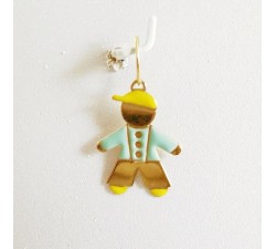 Pendentif Silhouette Garçon Or Jaune 750 - 18 carats