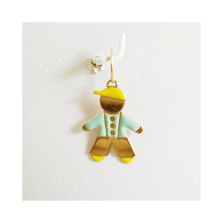 Pendentif Bonhomme Or Jaune 750 - 18 carats