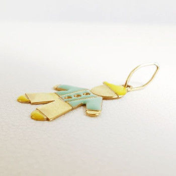 Pendentif Bonhomme Or Jaune 750 - 18 carats