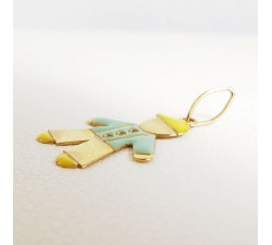 Pendentif Silhouette Garçon Or Jaune 750 - 18 carats