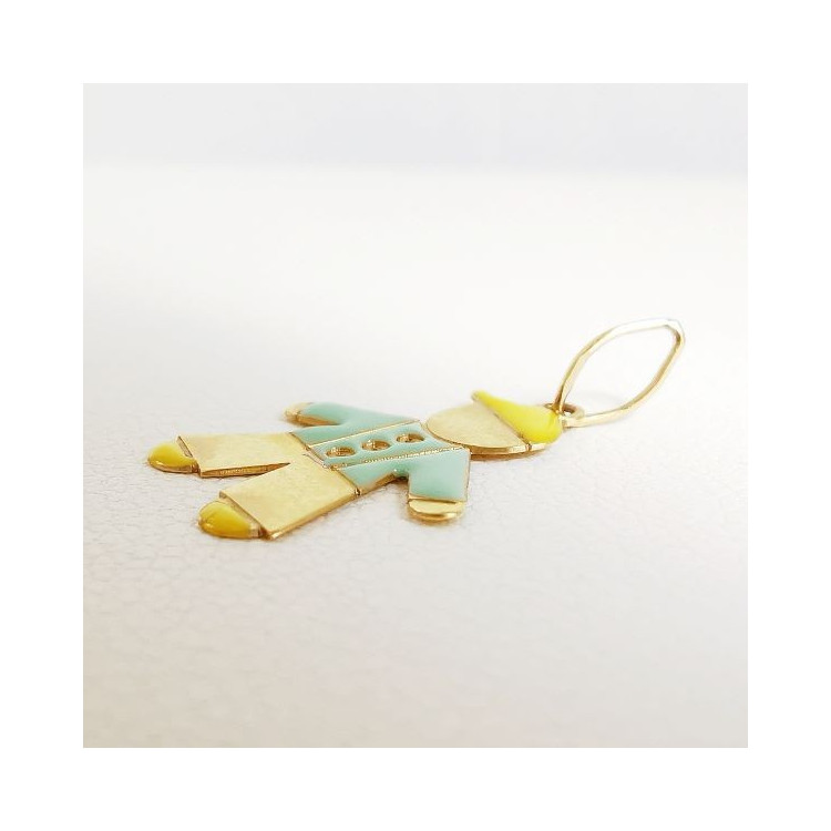 Pendentif Bonhomme Or Jaune 750 - 18 carats