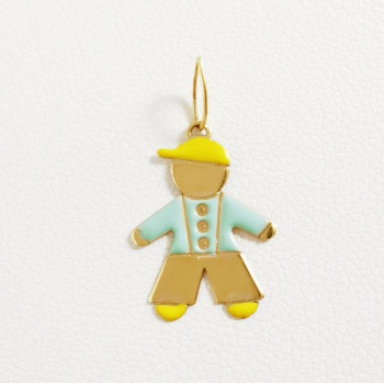 Pendentif Bonhomme Or Jaune 750 - 18 carats