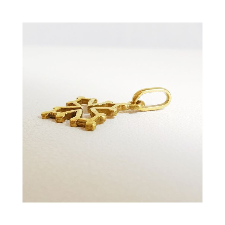 Croix Occitane Or Jaune 750 - 18 carats
