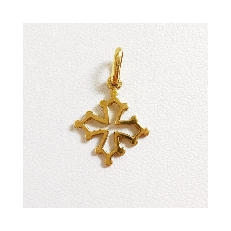 Croix Occitane Or Jaune 750 - 18 carats