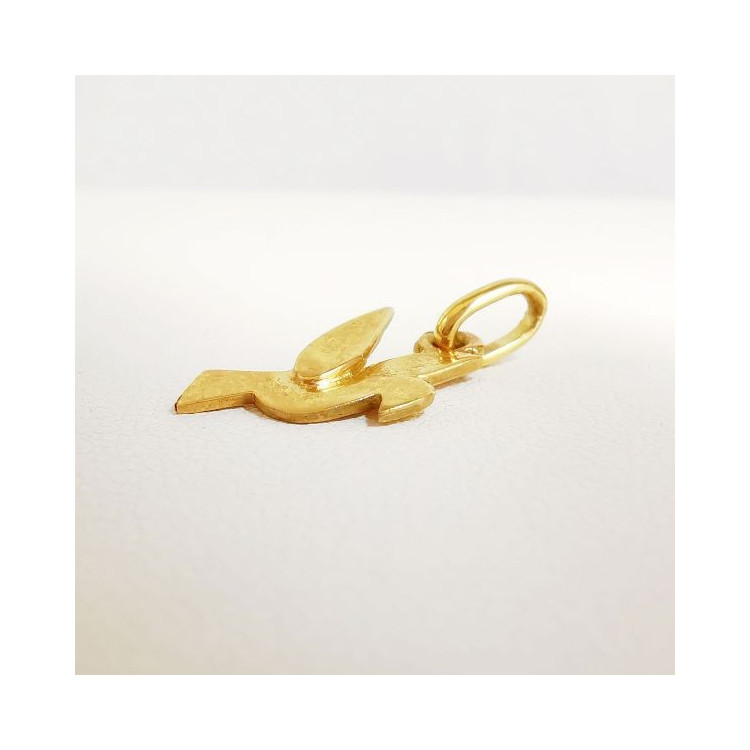 Pendentif Colombe Or Jaune 750 - 18 carats