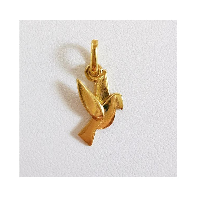 Pendentif Colombe Or Jaune 750 - 18 carats