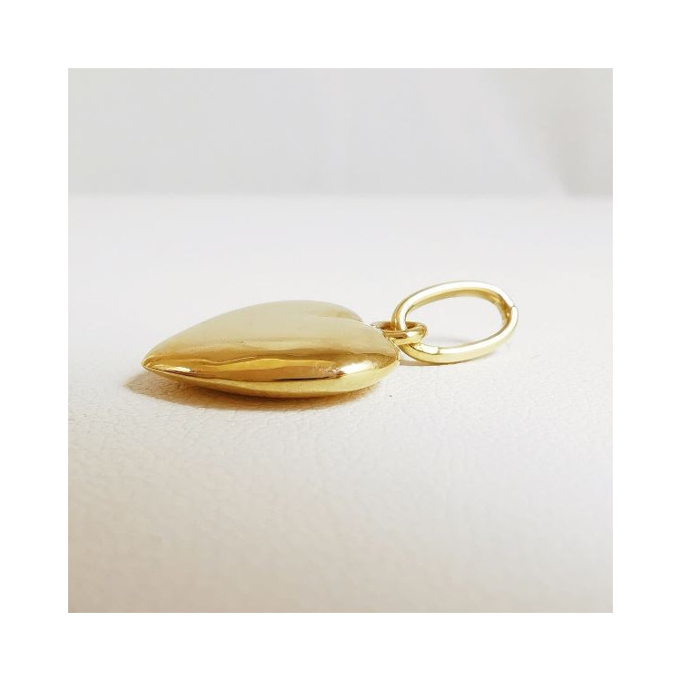 Pendentif Coeur Or Jaune 750 - 18 carats