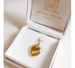 Pendentif Coeur Or Jaune 750 - 18 carats