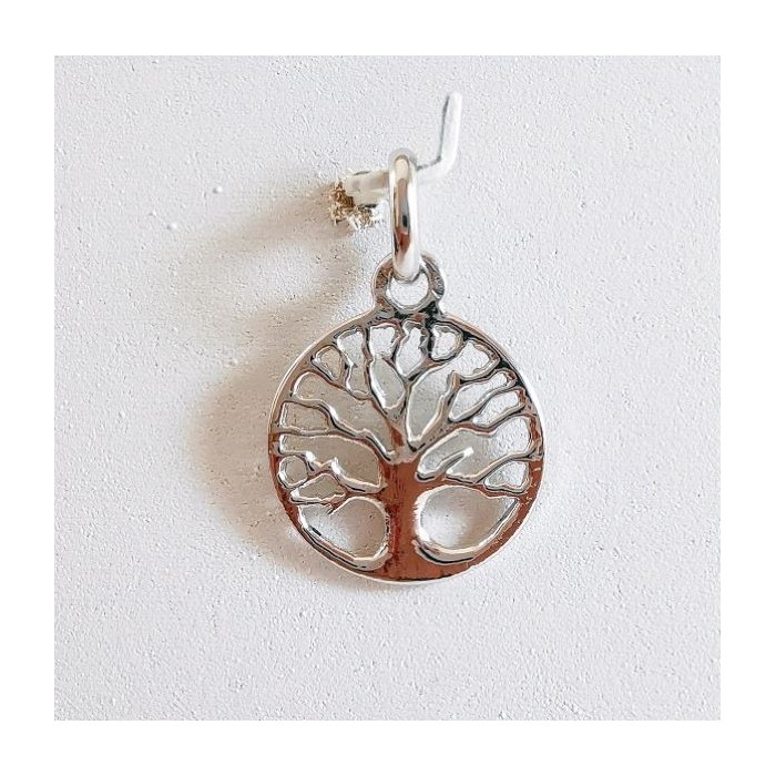 Pendentif Arbre de Vie Or Blanc 750 - 18 carats