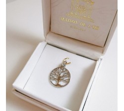Pendentif Arbre de Vie Or Blanc 750 - 18 carats
