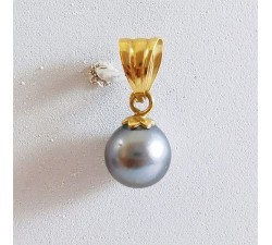 Pendentif Perle de Tahiti Or Jaune 750 - 18 carats