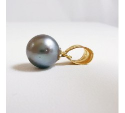 Pendentif Perle de Tahiti Or Jaune 750 - 18 carats