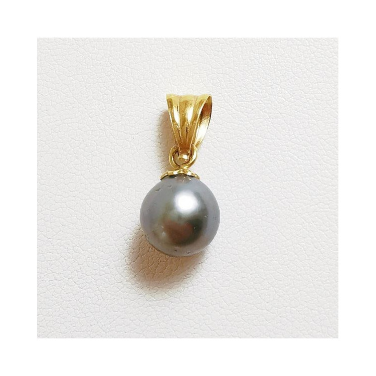 Pendentif Perle de Tahiti Or Jaune 750 - 18 carats
