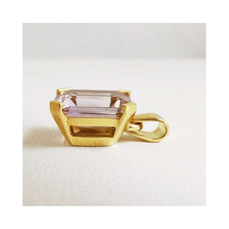 Pendentif Améthyste Or Jaune 750 - 18 carats