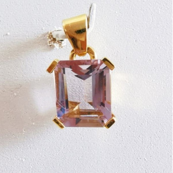 Pendentif Améthyste Or Jaune 750 - 18 carats
