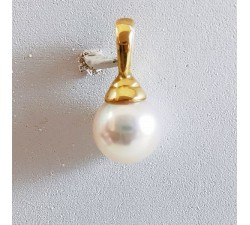 Pendentif Perle du Japon Or Jaune 750 - 18 carats