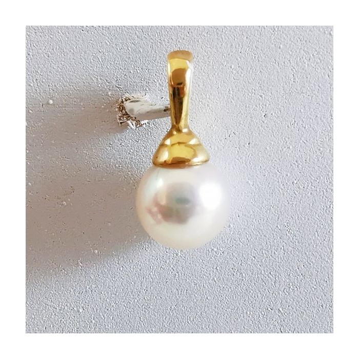 Pendentif Perle du Japon Or Jaune 750 - 18 carats