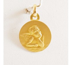 Médaille Ange Or Jaune 750 - 18 carats