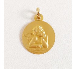 Médaille Ange Or Jaune 750 - 18 carats