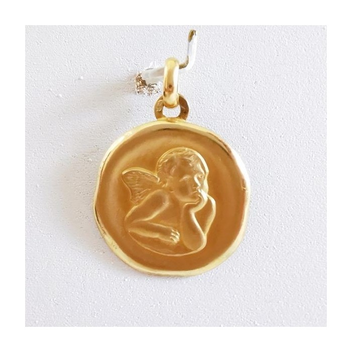 Médaille Ange Or Jaune 750 - 18 carats