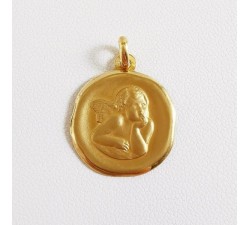 Médaille Ange Or Jaune 750 - 18 carats