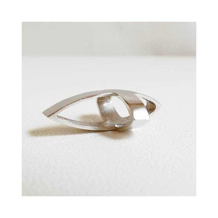 Croix Or Blanc 750 - 18 carats