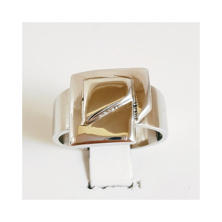 Bague En Argent Sterling 925 - Poids 8,90 G, Taille 56, Anneau Simple