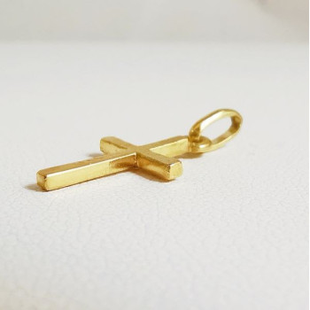 Pendentif Croix Or Jaune 750 - 18 carats