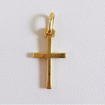 Pendentif Croix Or Jaune 750 - 18 carats