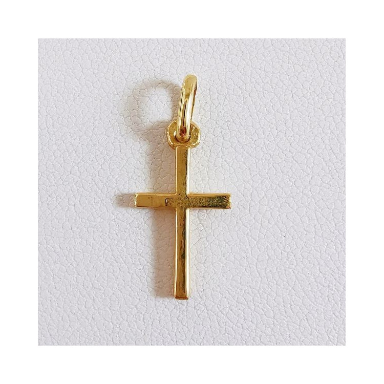 Pendentif Croix Or Jaune 750 - 18 carats