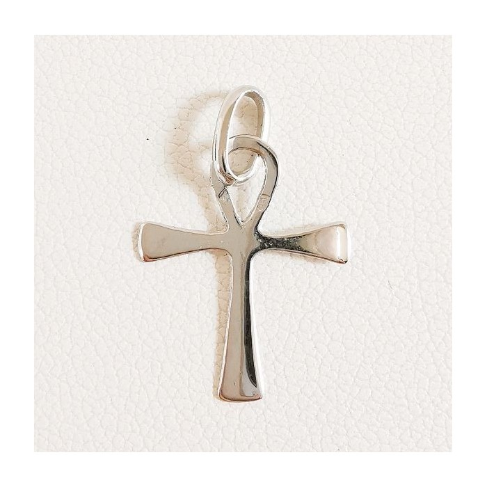 Croix de Vie Or Blanc 750 - 18 carats