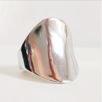 Bague Incurvée Argent